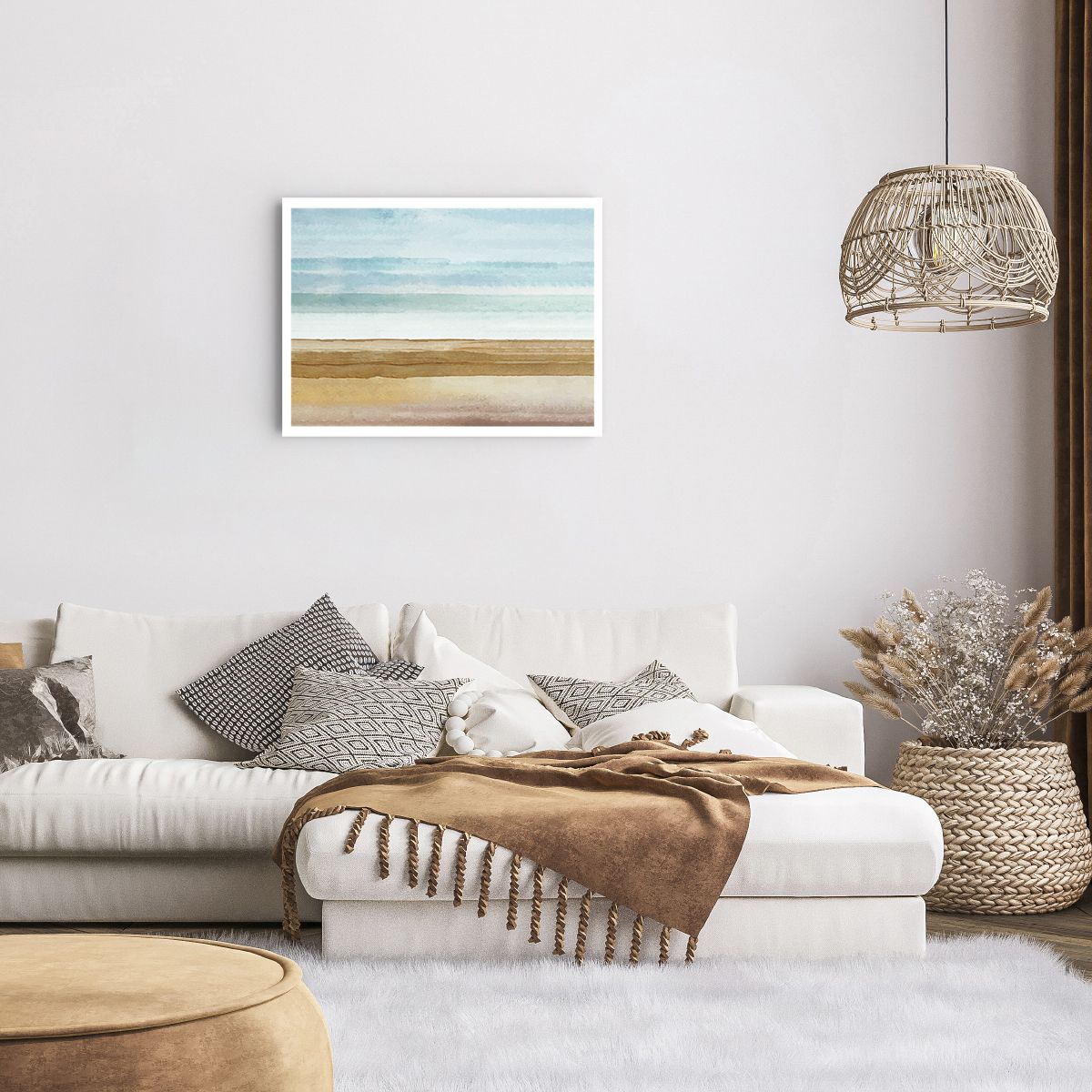 Unframed Poster Abstraction, Unframed Poster Coast, Unframed Poster Beach, Unframed Poster Art, Unframed Poster Modern Art