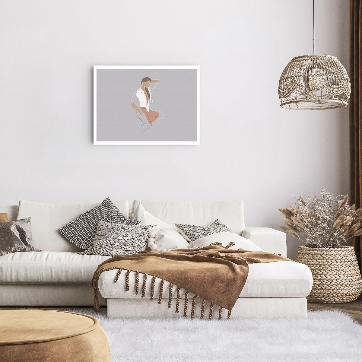 Unframed Poster Woman, Unframed Poster Graphics, Unframed Poster Model, Unframed Poster Modern Art, Unframed Poster Portrait