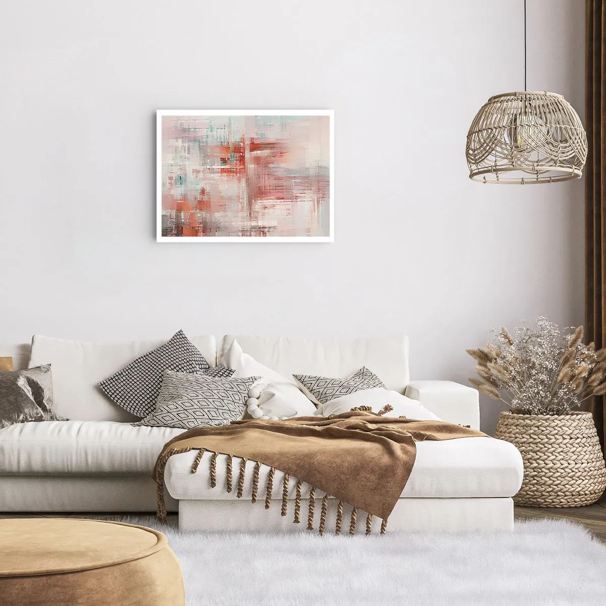 Plakát - Zamlžené. Ale růžové - 70x50 cm