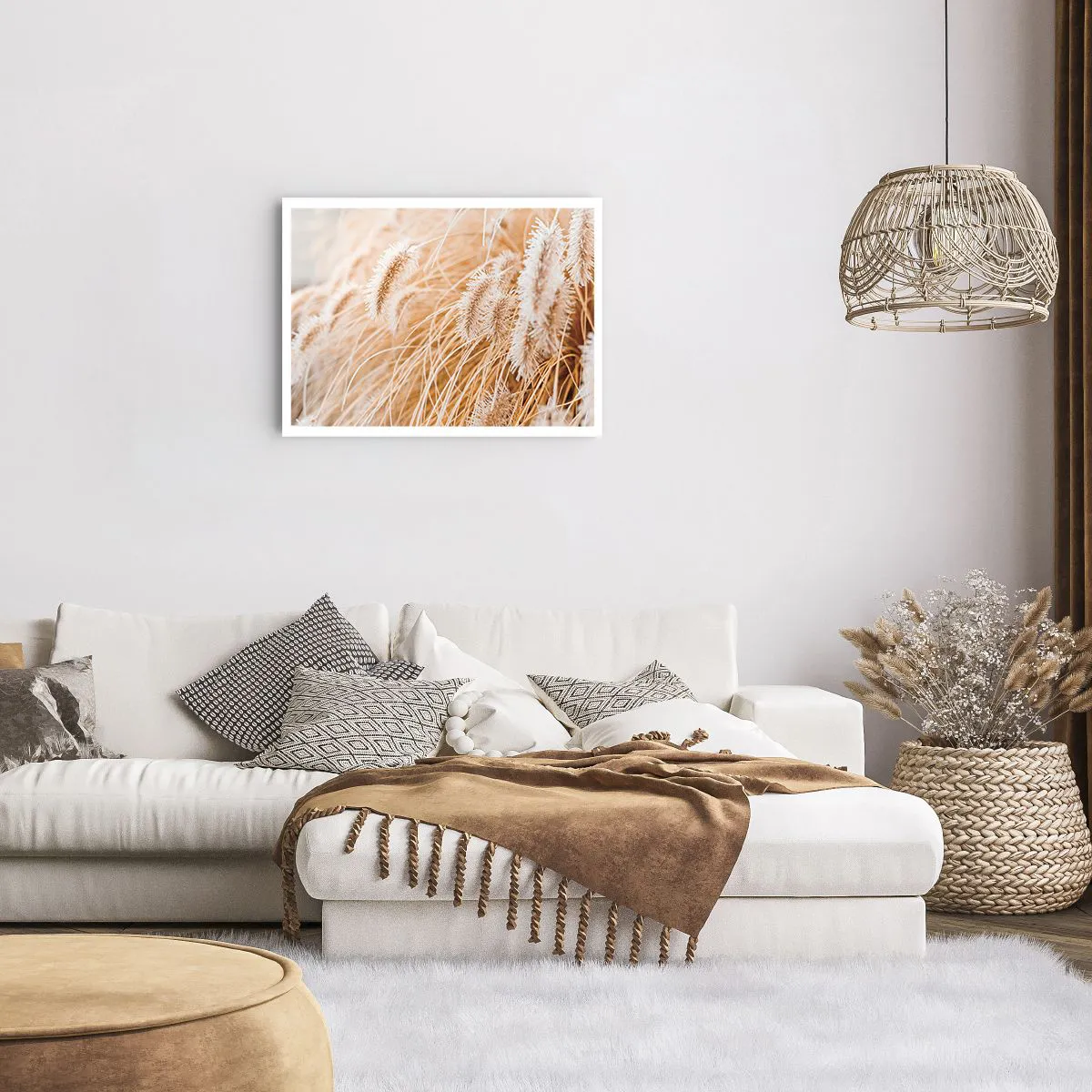 Affiche - Poster - Le bruissement doré de l'herbe - 70x50 cm