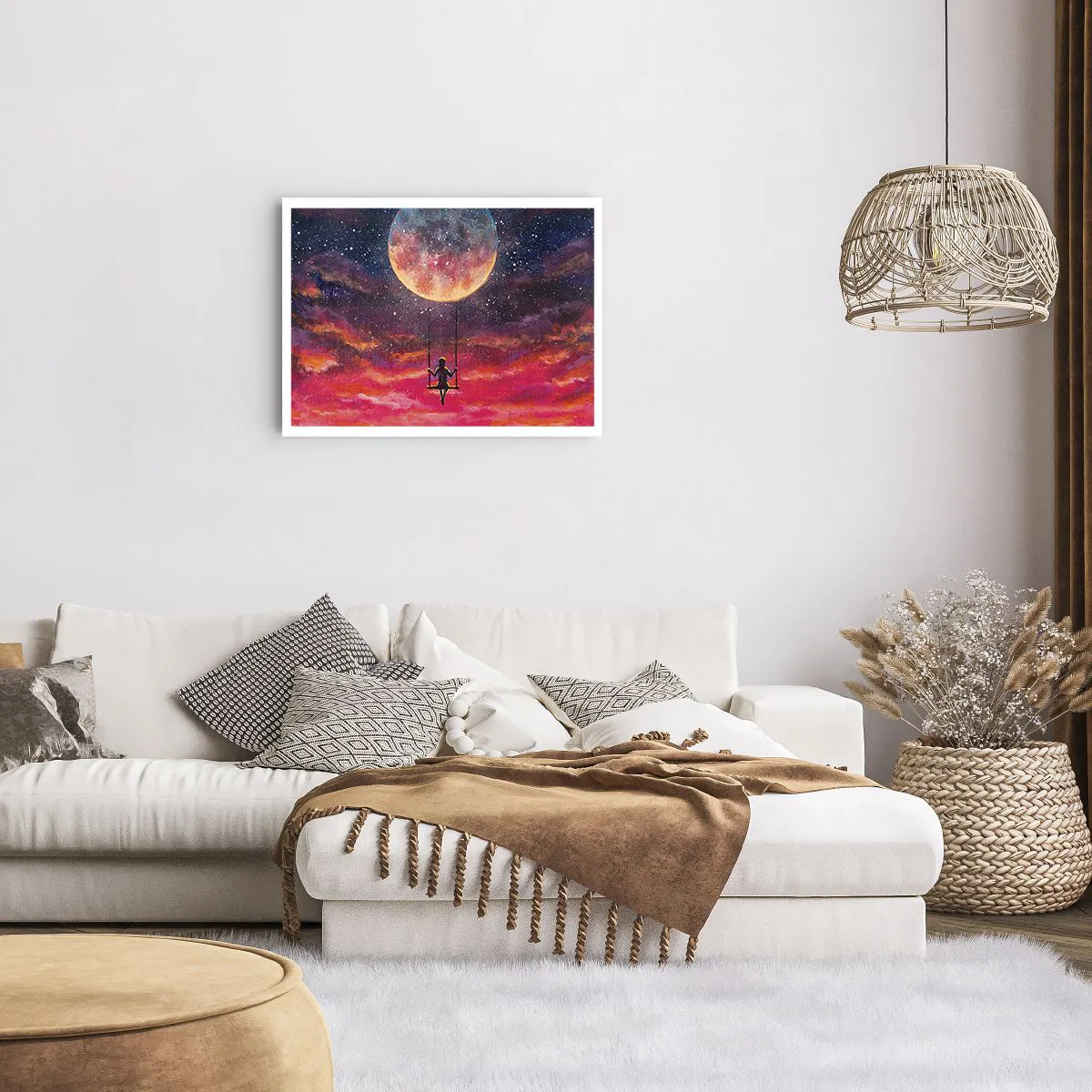 Poster - Cu capul în nori - 70x50 cm