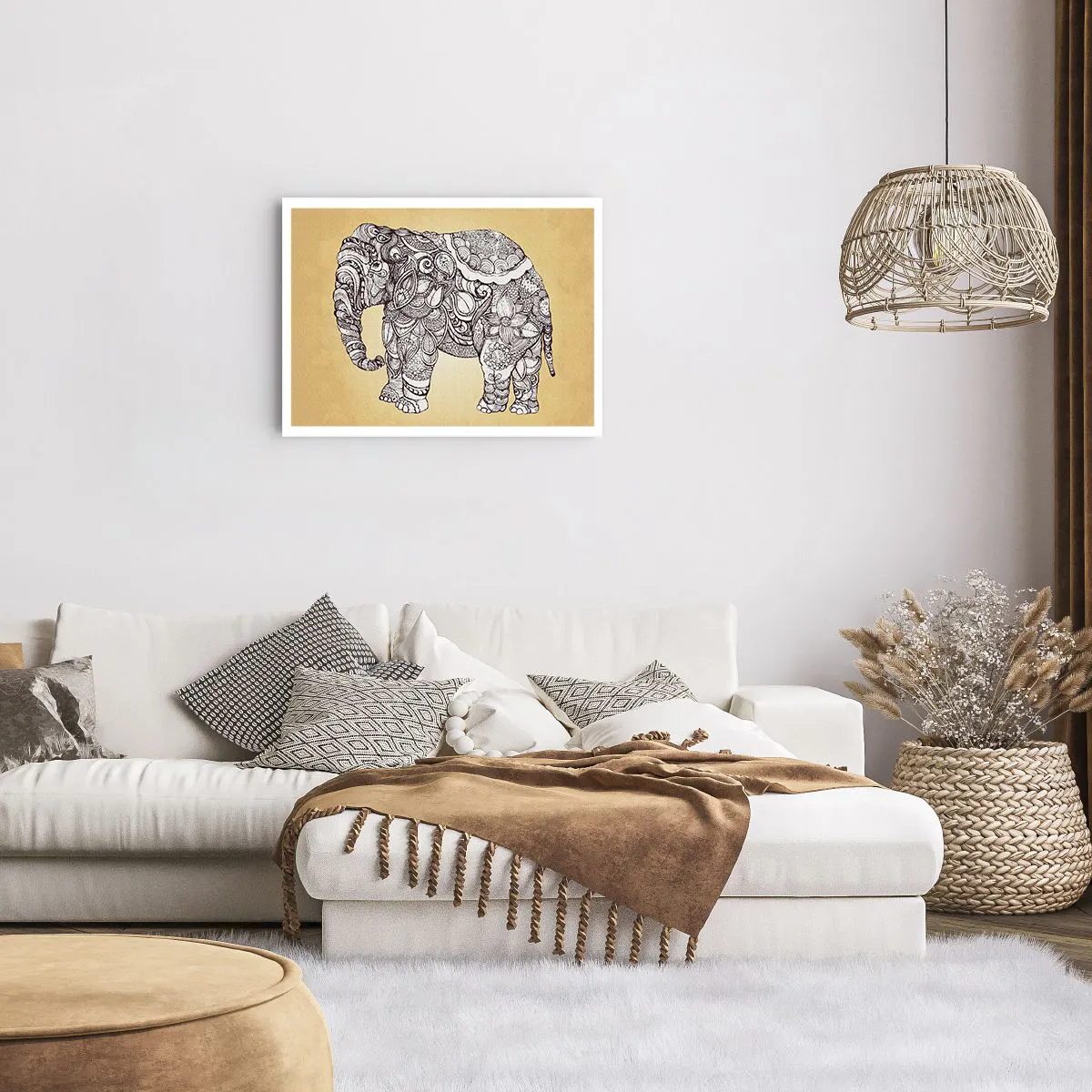 Plakát - Skrytý slon - 70x50 cm