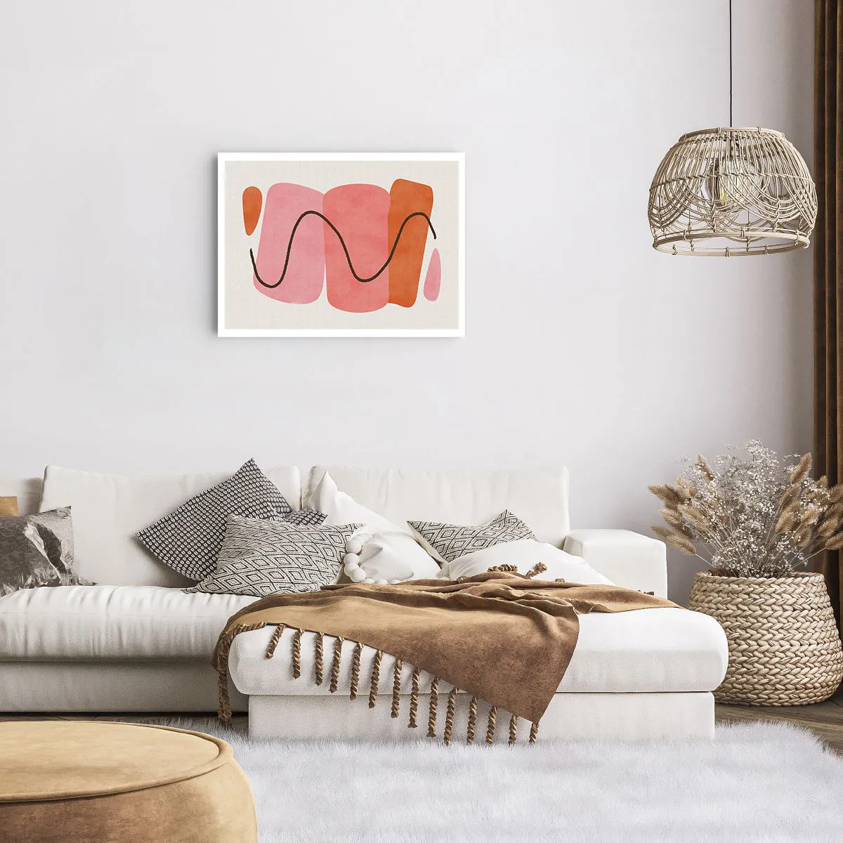 Poster - Gentle Movement of forms - 70x50 cm