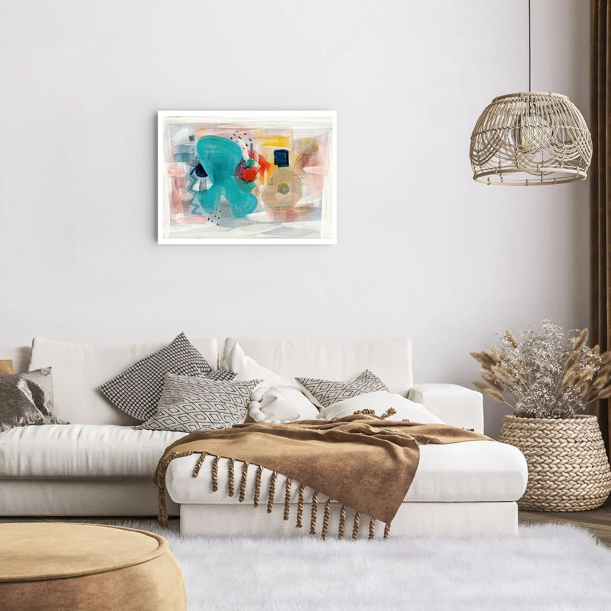 Affisch - Ett färgglatt spel - 70x50 cm