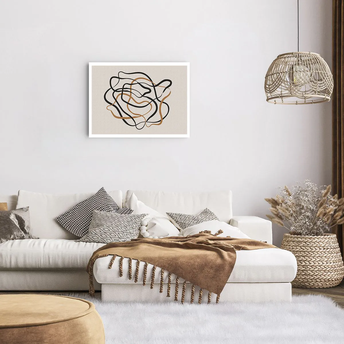 Poster - Everything Is Tangled UP - 70x50 cm