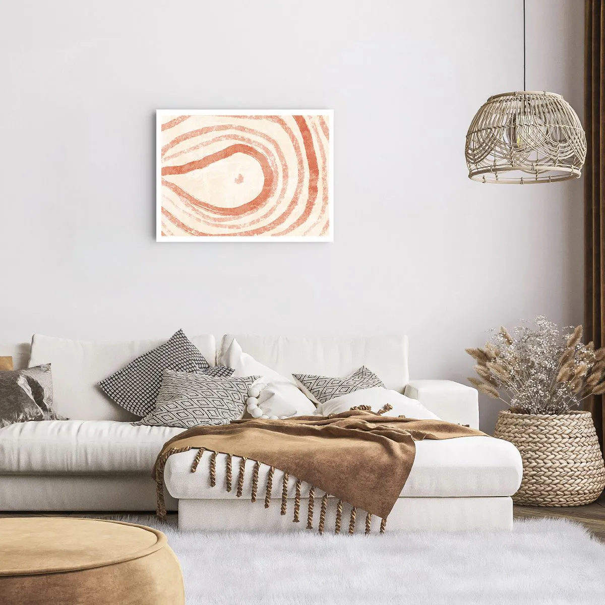 Affisch - Korallringar - komposition - 70x50 cm