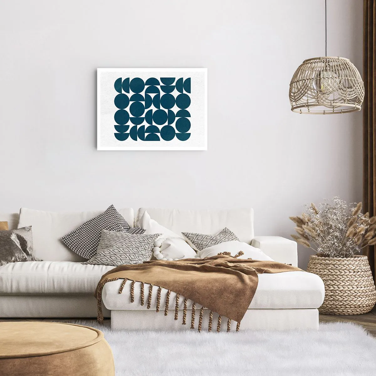 Poszter - Körök és félkörök - 70x50 cm