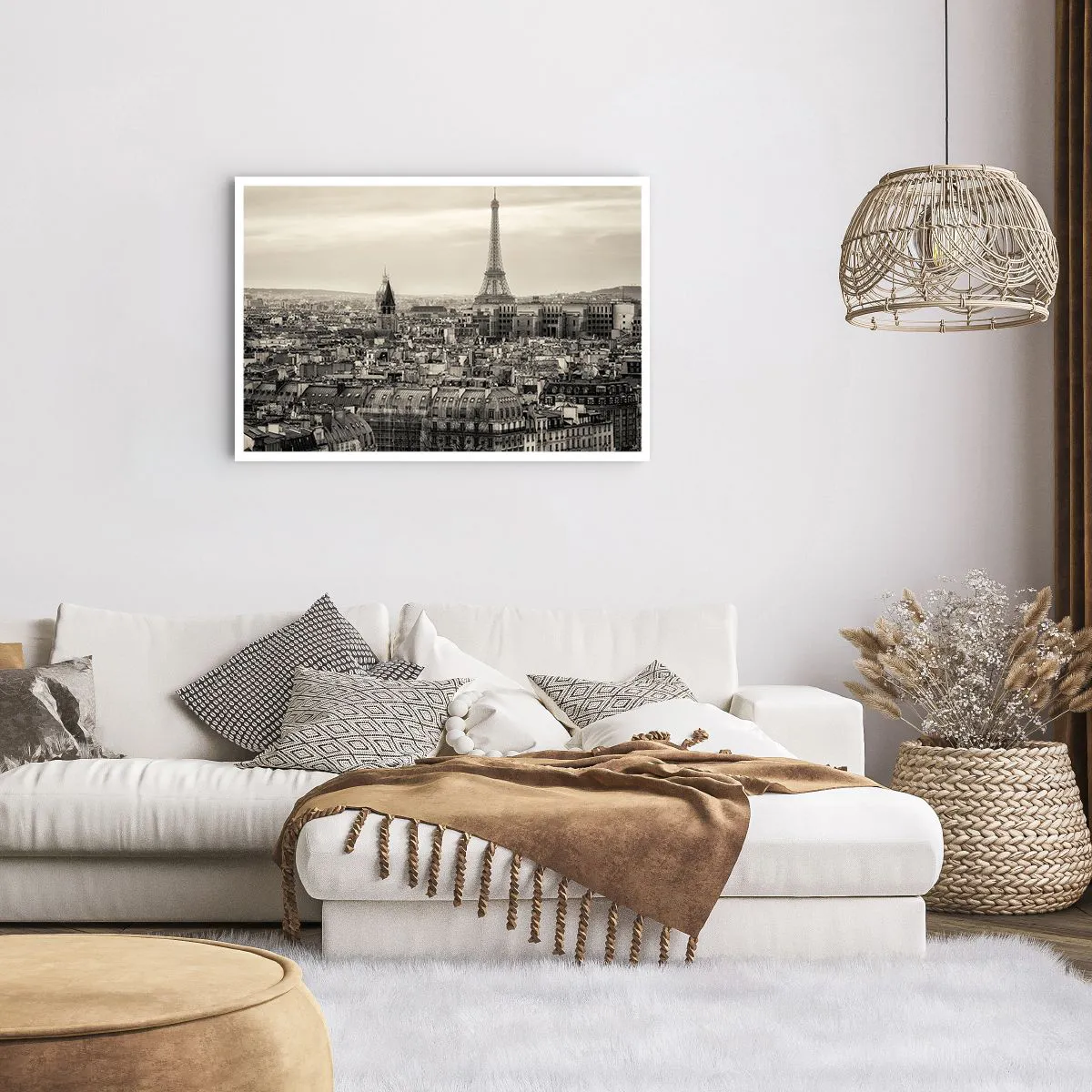 Plakat - Over Paris' hustage - 91x61 cm