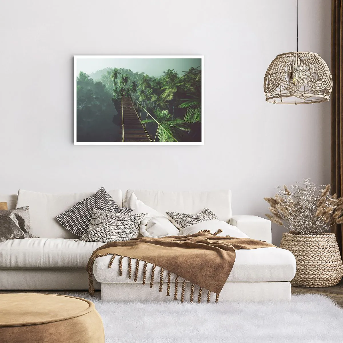 Plakat - Nad kipielą zieleni - 91x61 cm