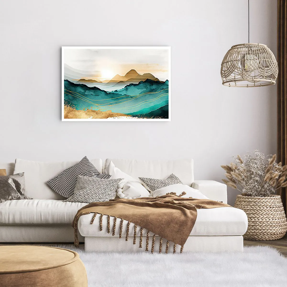 Poster - On the Verge of Abstract - Landscape - 91x61 cm