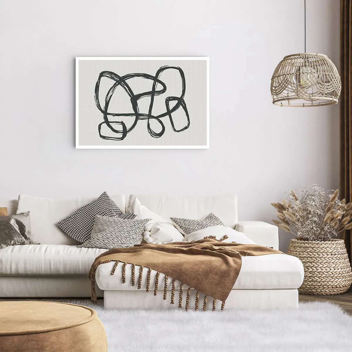 Affisch - Loopad abstraktion - 91x61 cm