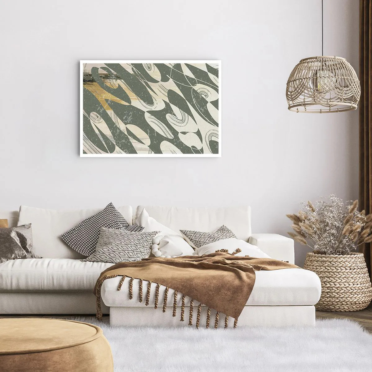 Poster - Ritmische abstractie - 91x61 cm