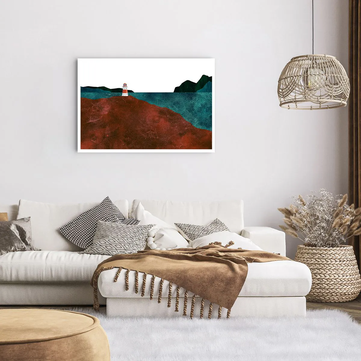 Plakat - Med blikket rettet mod havet - 91x61 cm