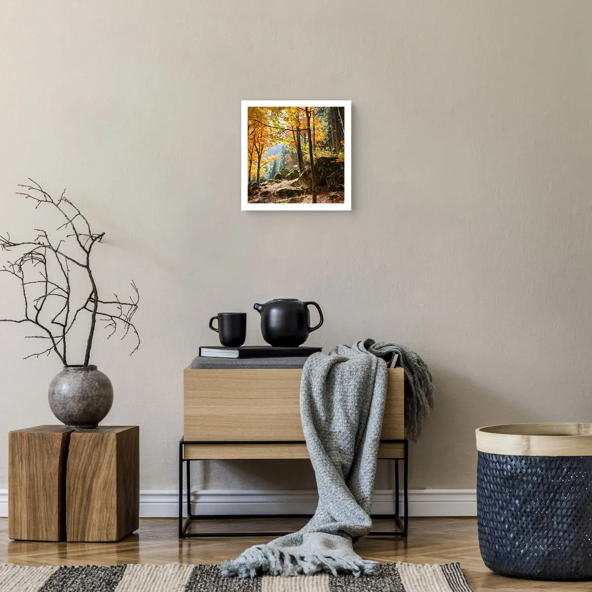 Plakat - Tid til at slappe af - 30x30 cm