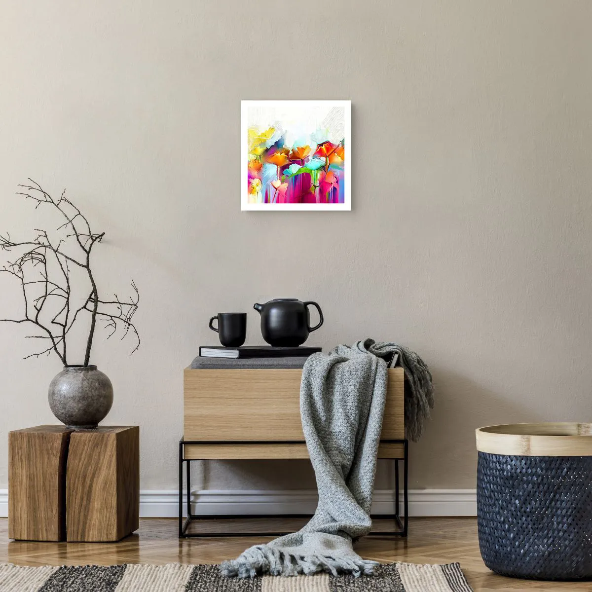 Poster - Rainbow Has Bloomed - 30x30 cm