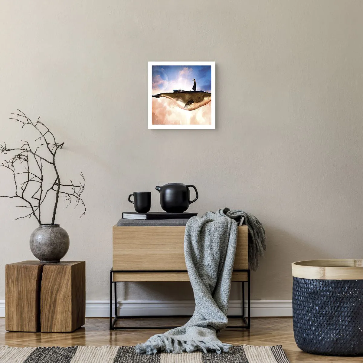 Plakat - En surrealistisk rejse - 30x30 cm