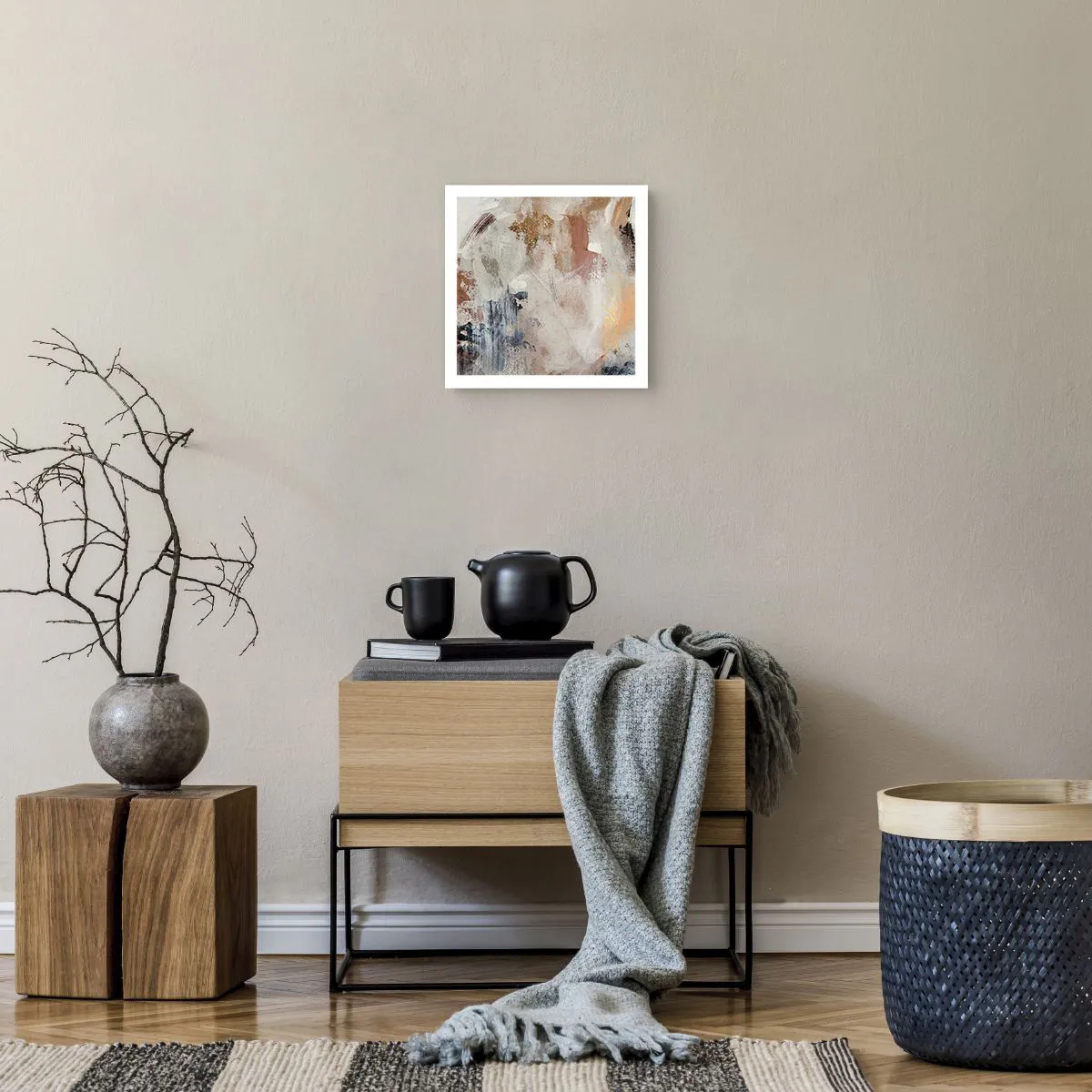 Plakat - Abstrakcja zamglona - 30x30 cm