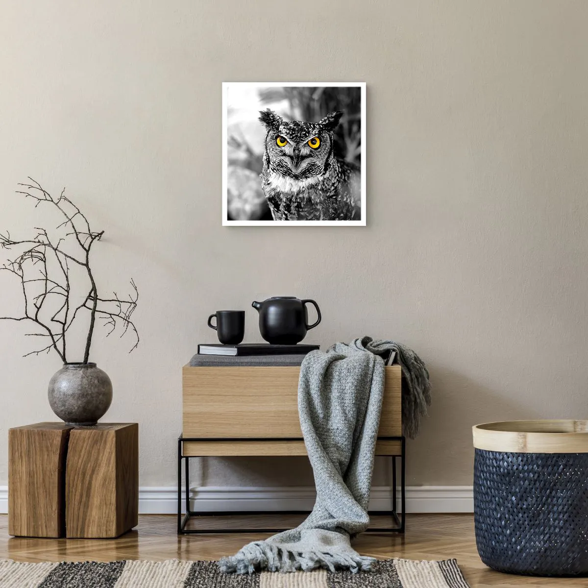 Affiche - Poster - Rien ne se cachera - 40x40 cm