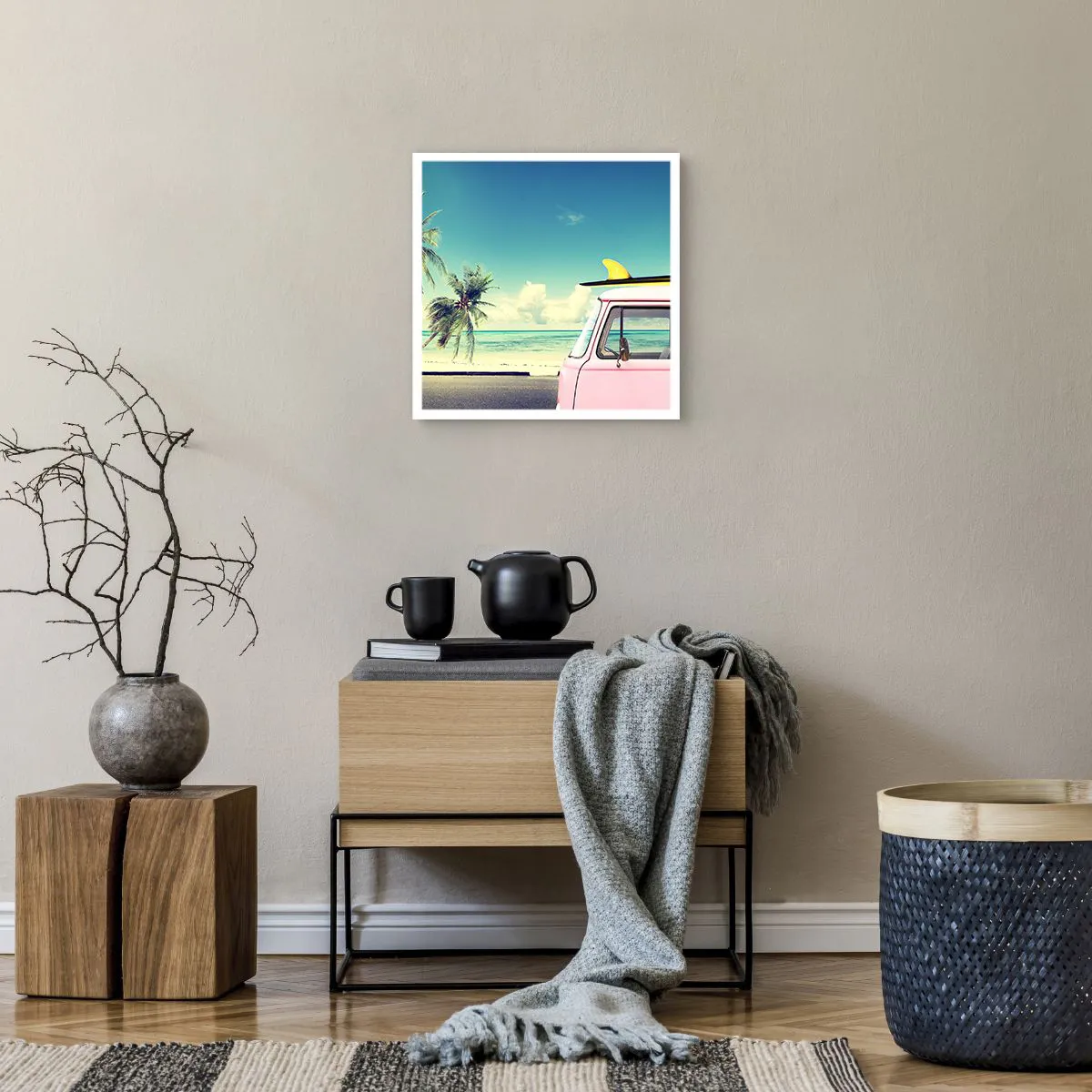 Poszter - Ideje elkezdeni a nyaralást - 40x40 cm