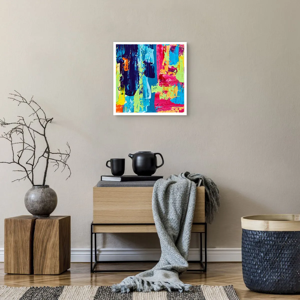 Poszter - Az élet gyönyörű! - 40x40 cm