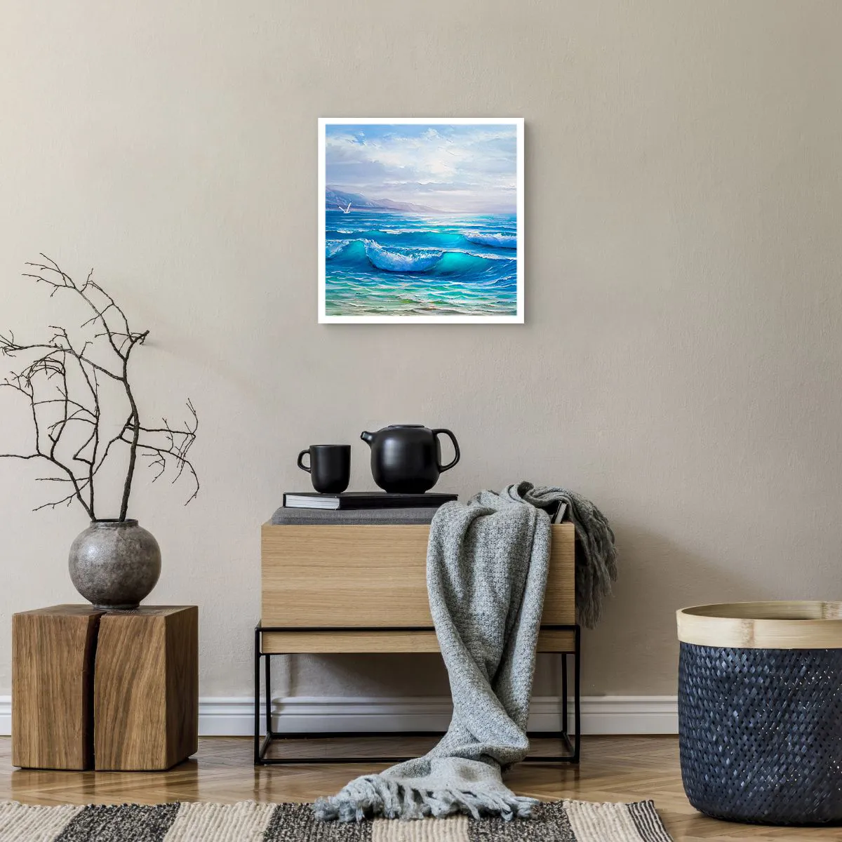 Affiche - Poster - Il apporte un soulagement - 40x40 cm