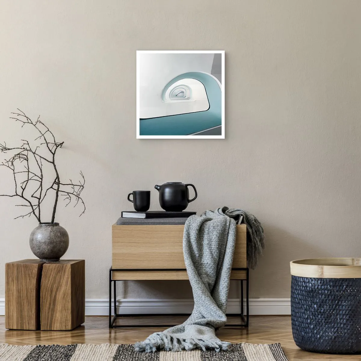 Poster - Blu fino in fondo - 40x40 cm