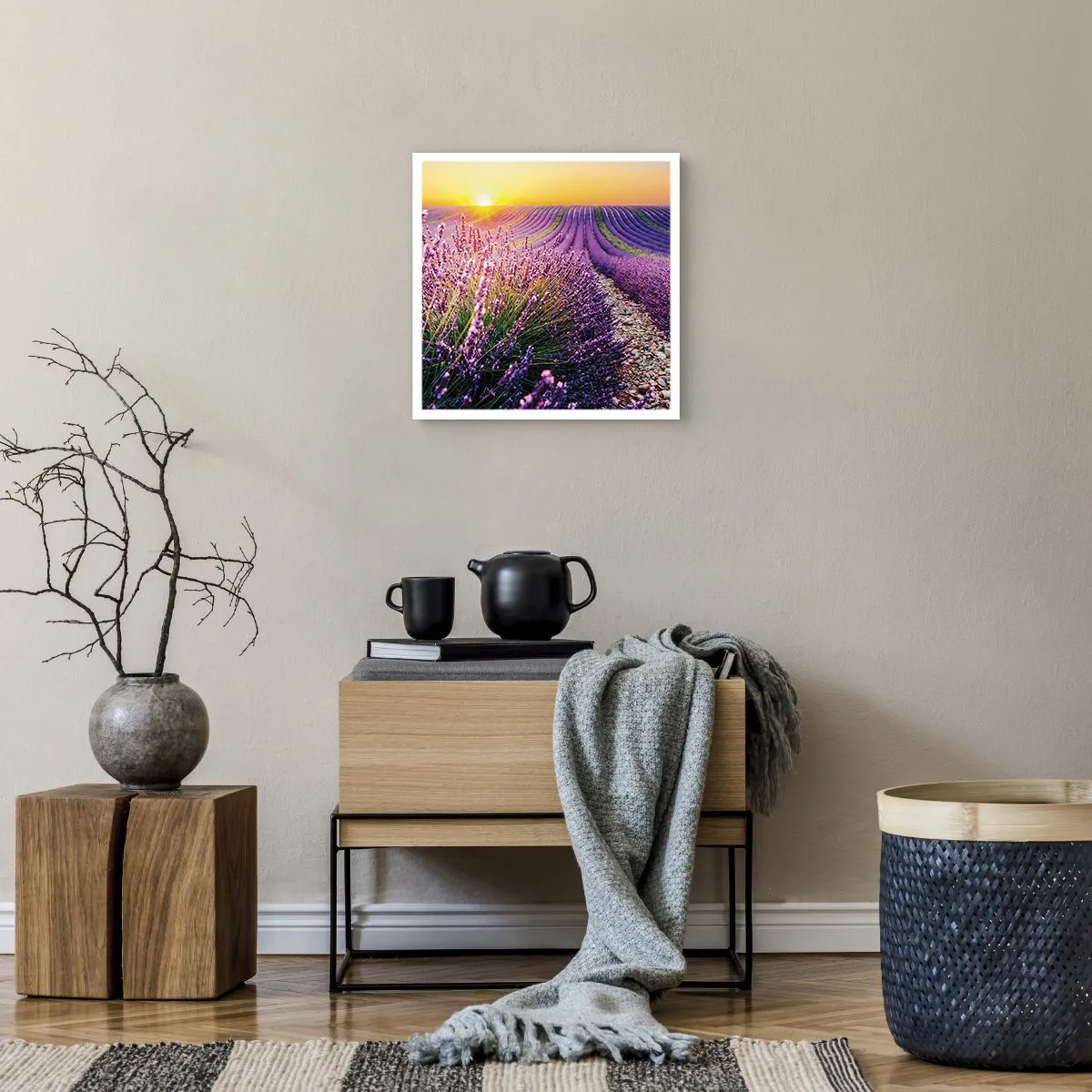 Póster - Pradera fragante - 40x40 cm