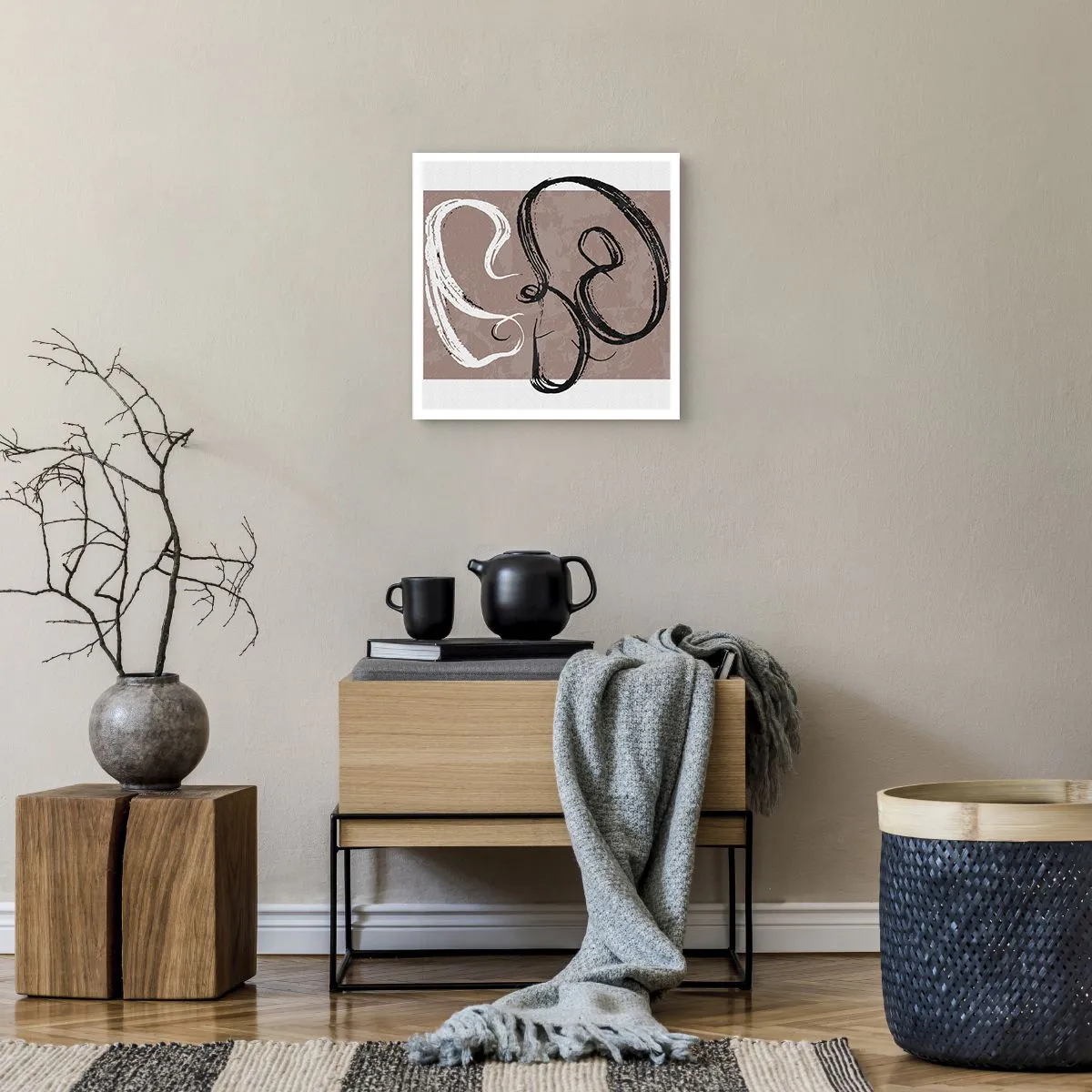 Affiche - Poster - Composition – la recherche de la plénitude - 40x40 cm