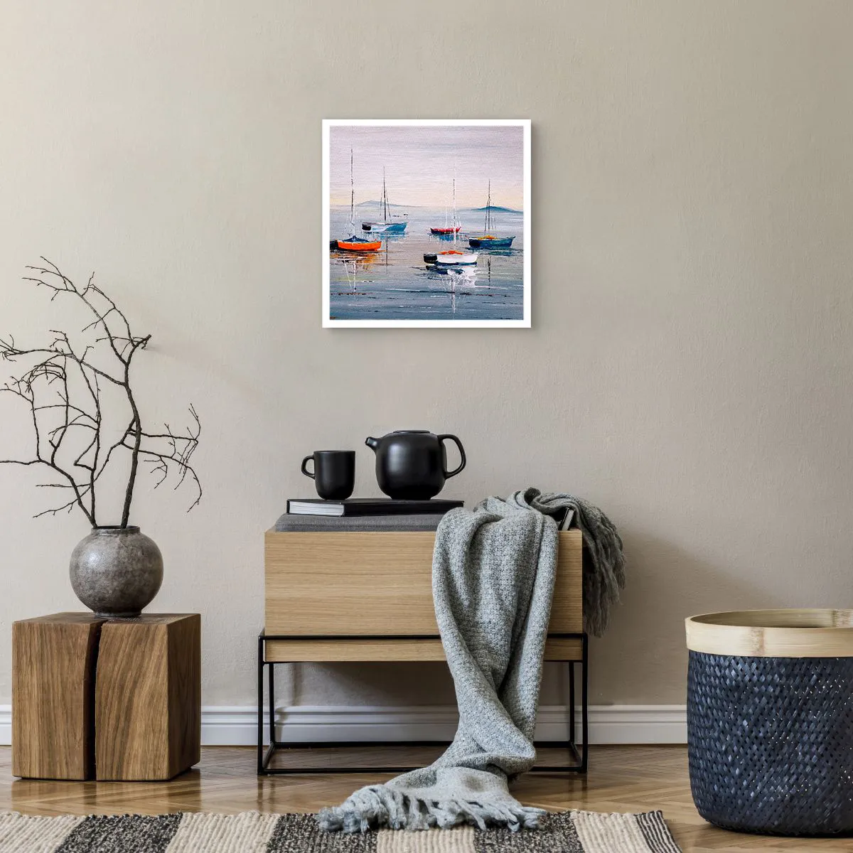 Poszter - Jól megérdemelt pihenés - 40x40 cm