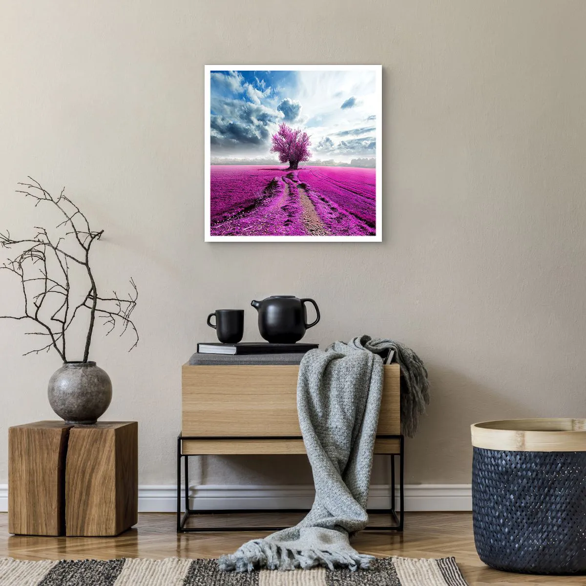 Poster - Câmpul cu iarbă neagră - 50x50 cm