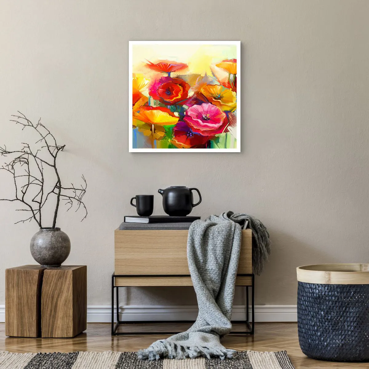 Poszter - Nem csak piros - 50x50 cm