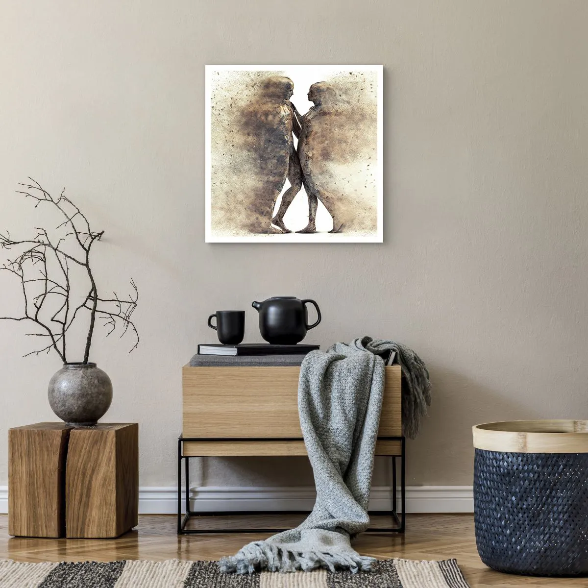 Affiche - Poster - Ils sont sortis de la poussière pour aimer - 50x50 cm