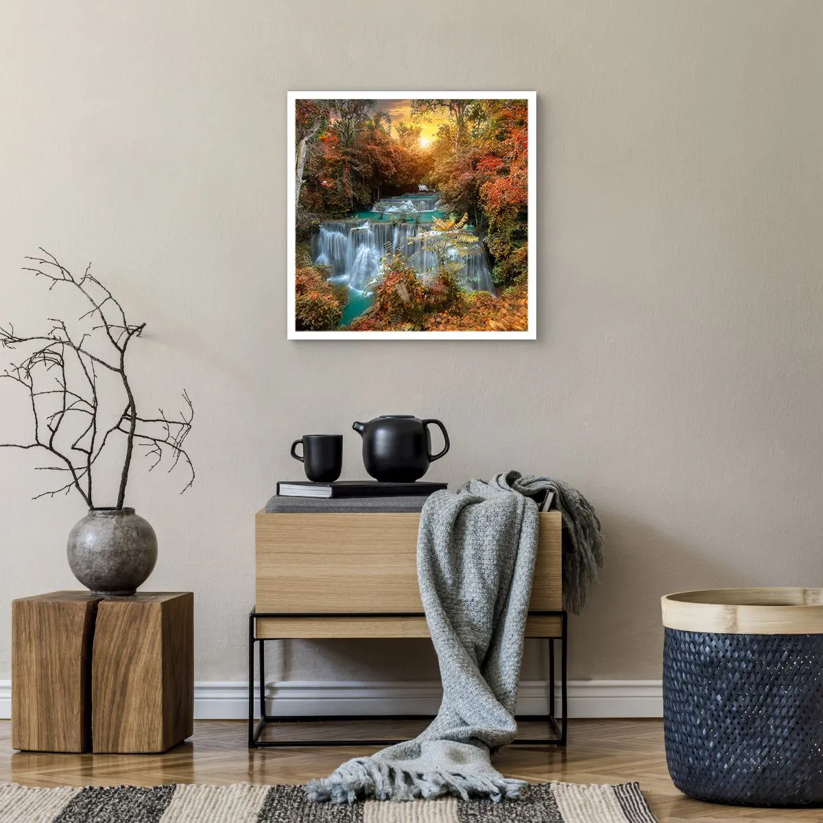 Poster - Versteckter Schatz des Waldes - 50x50 cm