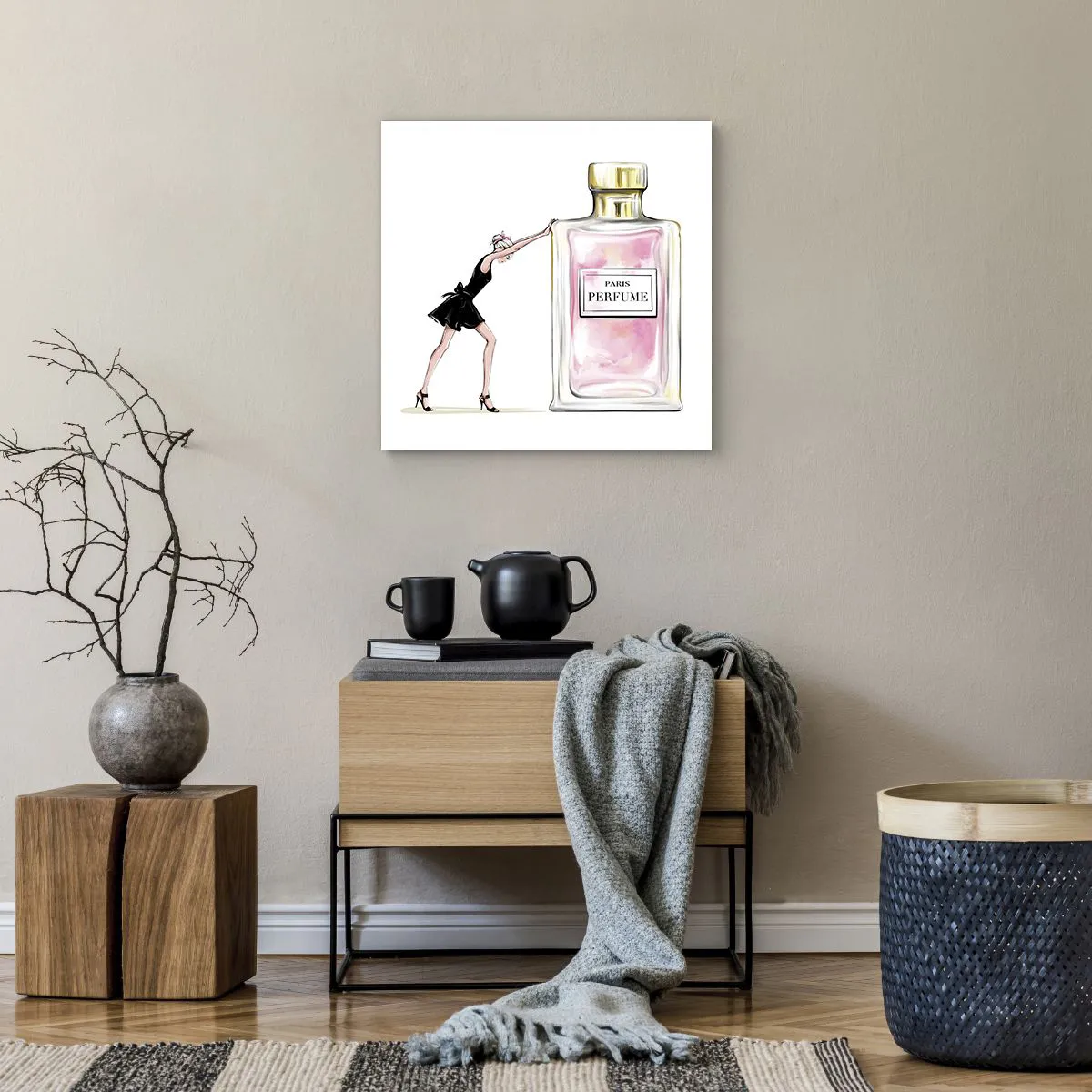 Plakat - Esencja kobiecości - 50x50 cm