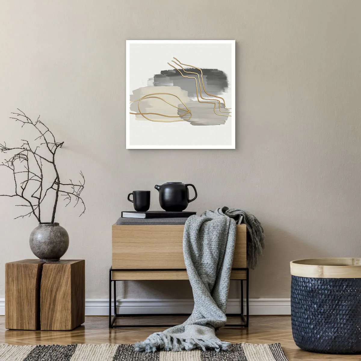 Poster - Duur en beweging - 50x50 cm