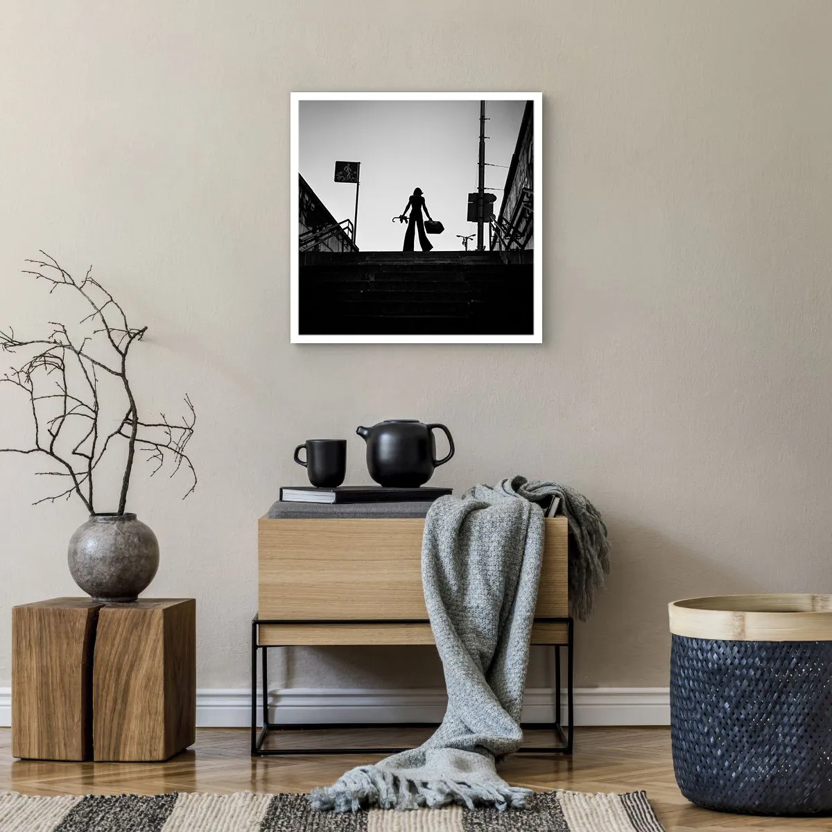 Affisch - Stadsvandring - 50x50 cm