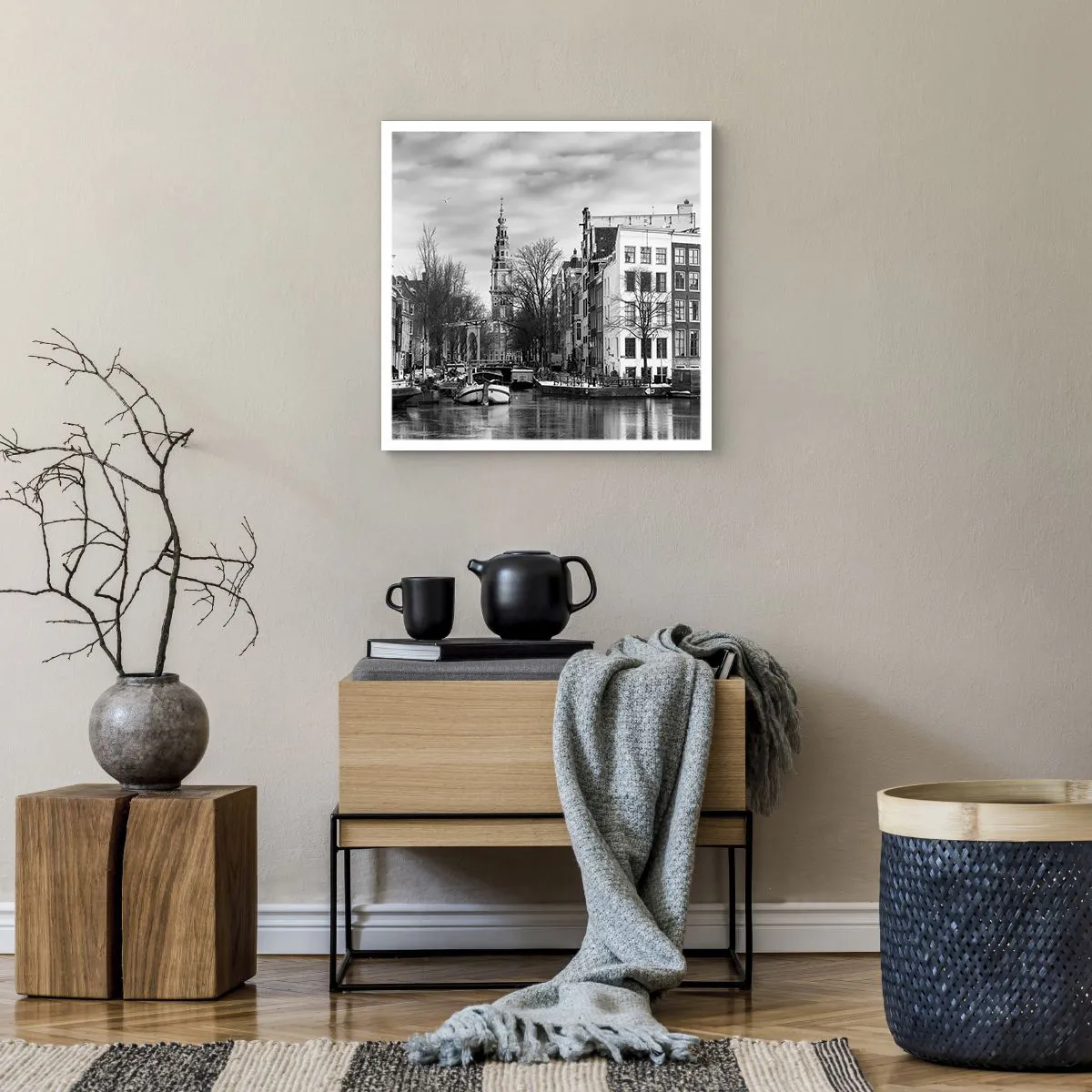 Poszter - Amszterdami hangulat - 50x50 cm