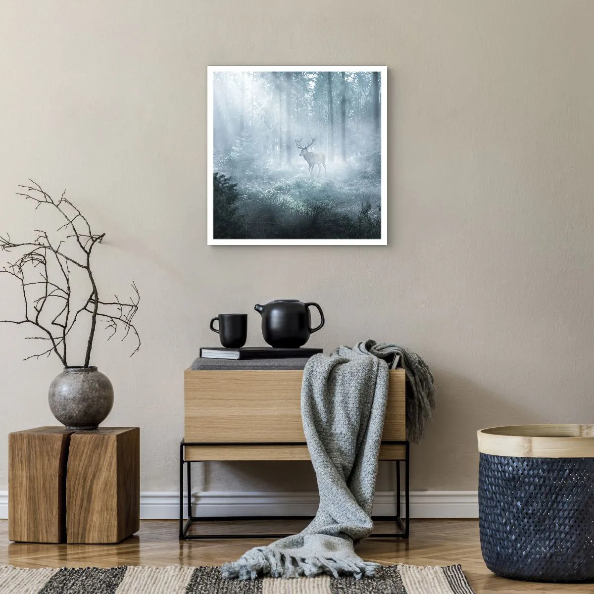 Poster - Morning Round of the Estate - 50x50 cm