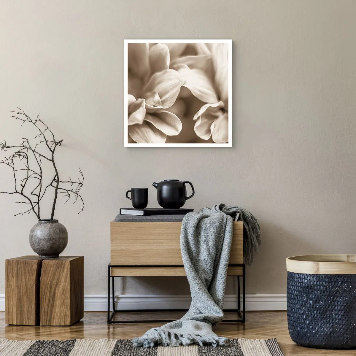 Affiche - Poster - Doux comme un sourire - 50x50 cm