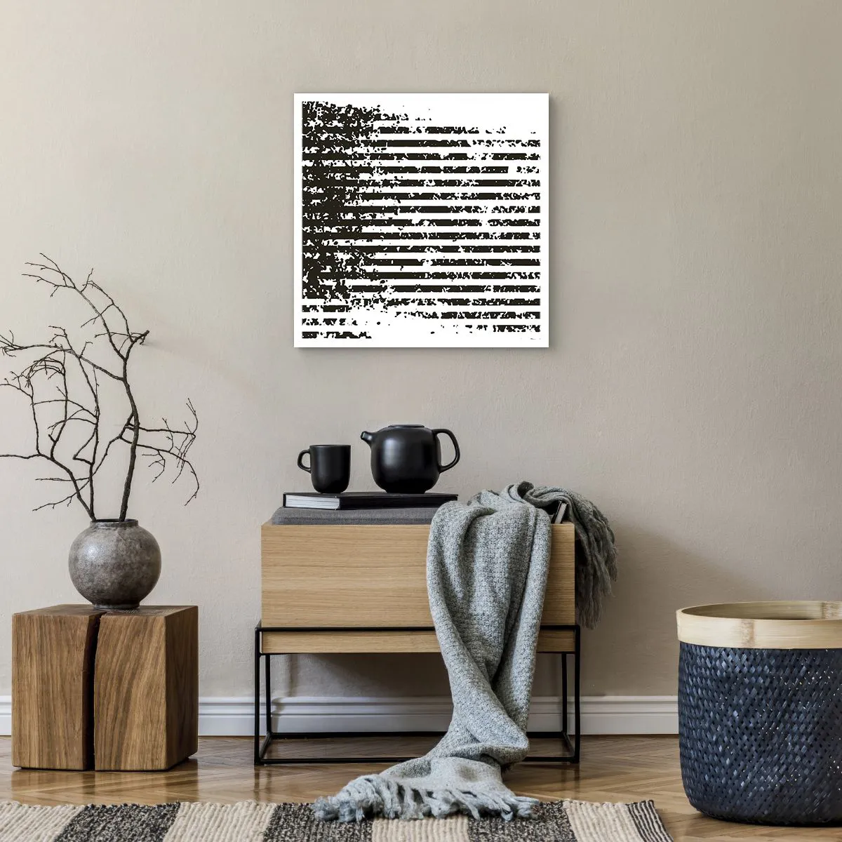 Plakat - Rytm i szum - 50x50 cm