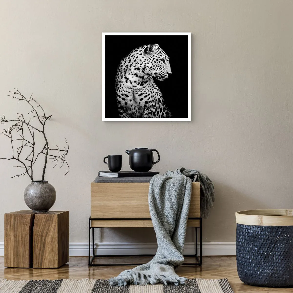 Poster - A Perfect Right Profile  - 50x50 cm