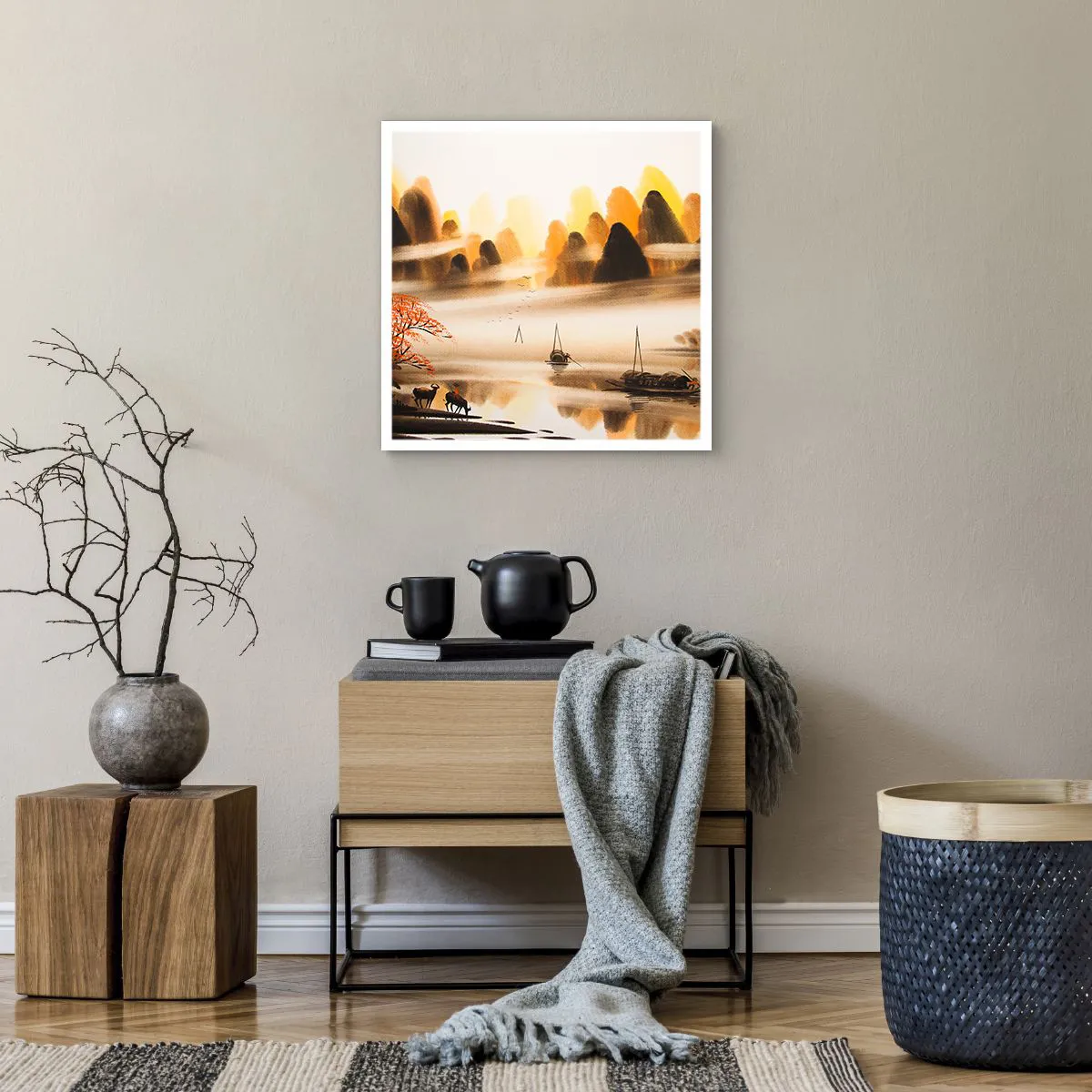 Poster - Further than Far East - 50x50 cm