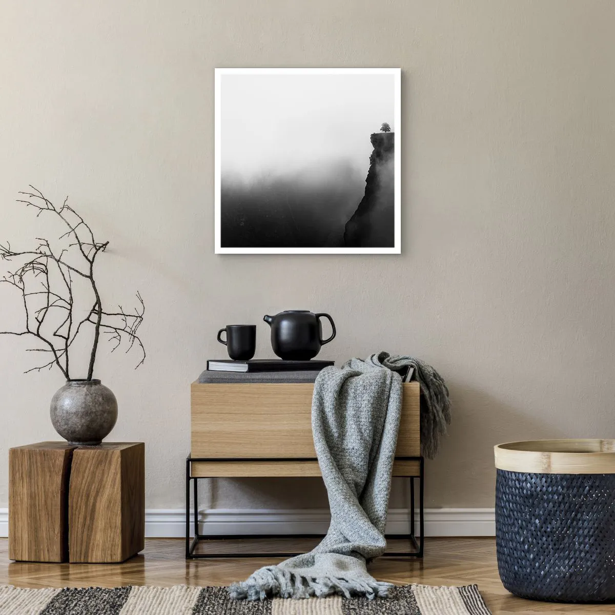 Poster - On the Edge of the World - 50x50 cm