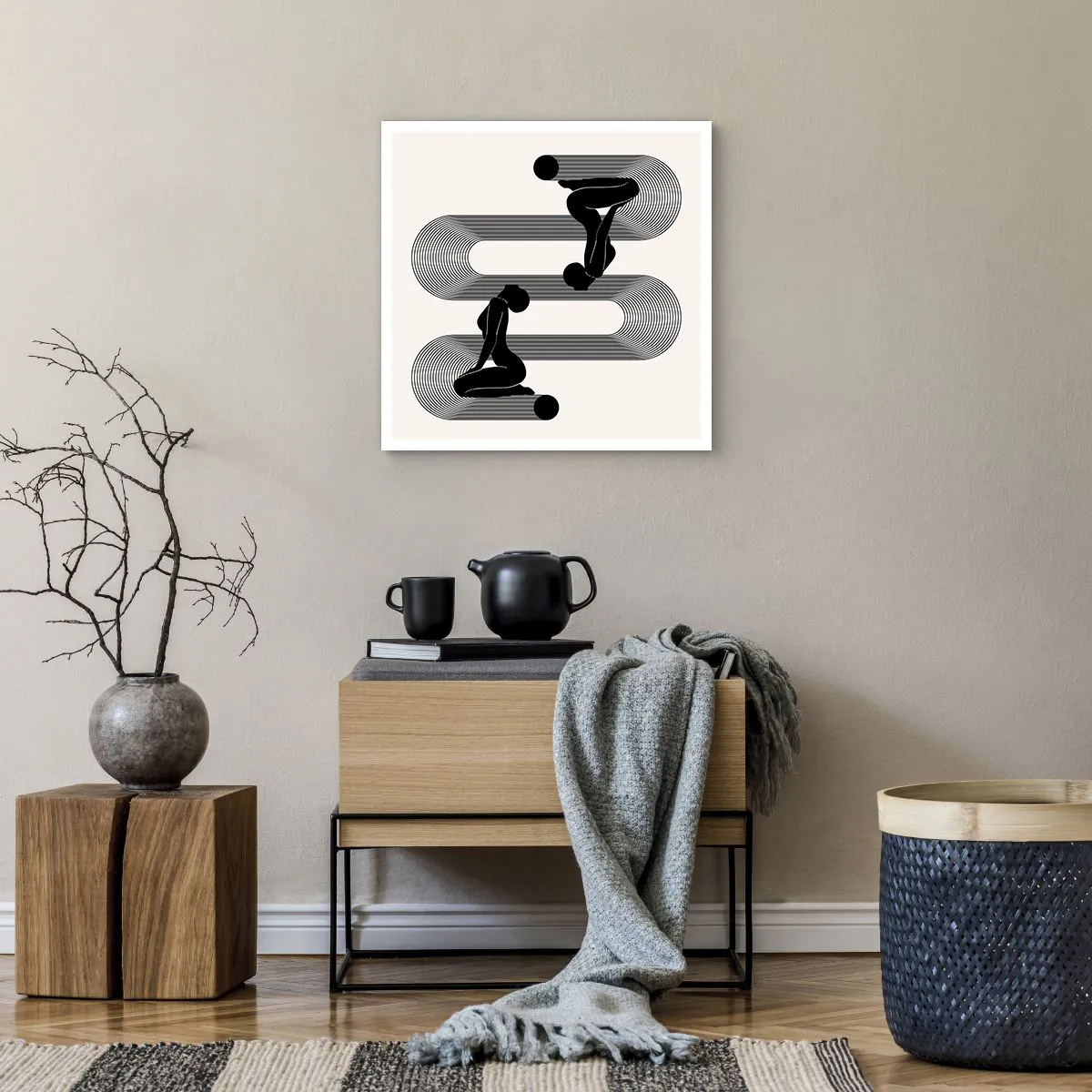 Poster - Sensual Symmetry - 50x50 cm