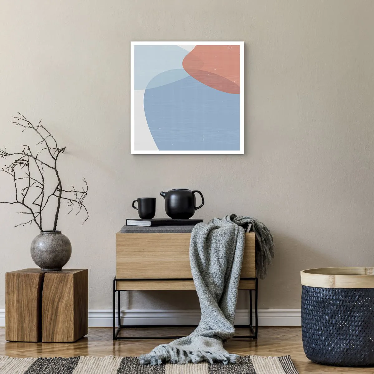 Poszter - Pasztell kapcsolatok - 50x50 cm