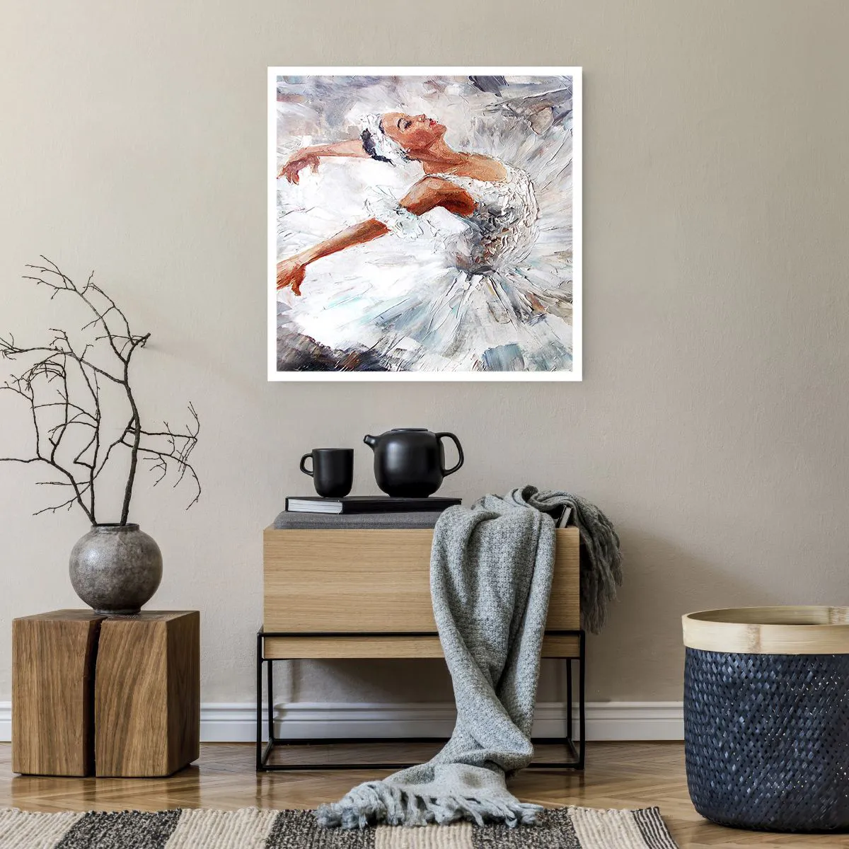 Poszter - Finom és könnyű, mint a tüll - 60x60 cm