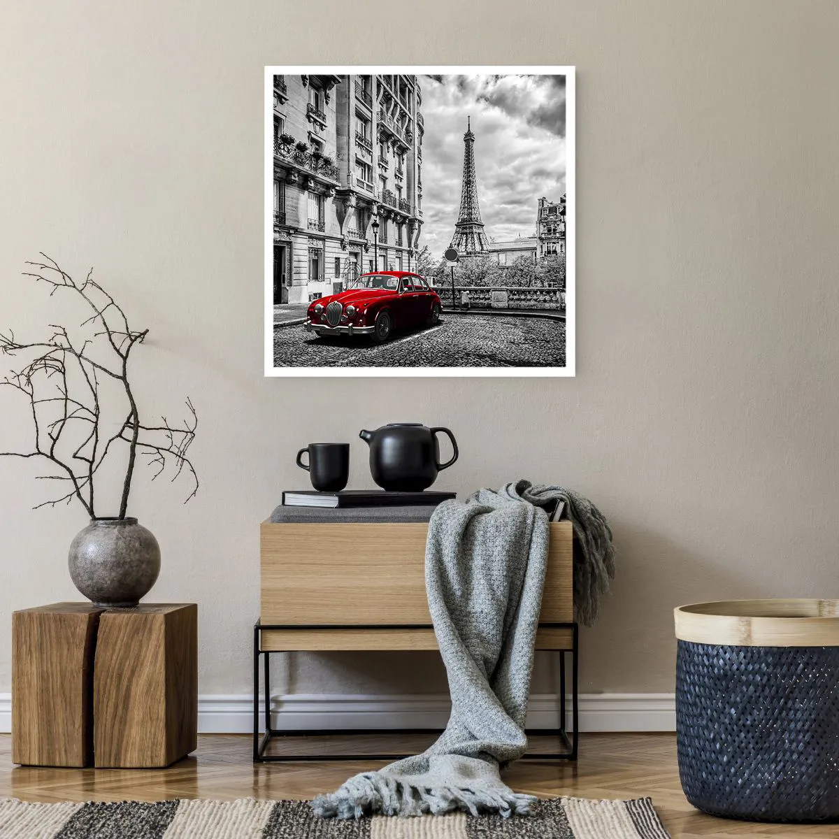 Poster - Raubtier in der Stadt - 60x60 cm