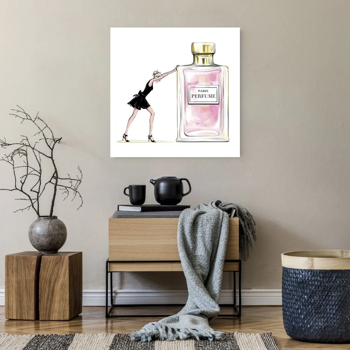 Plakat - Esencja kobiecości - 60x60 cm