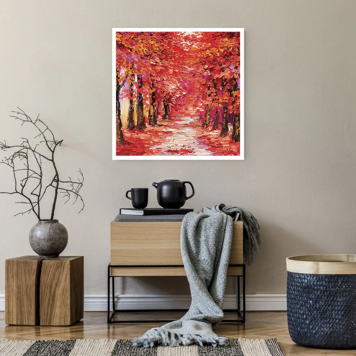 Affisch - Höstimpresion - 60x60 cm