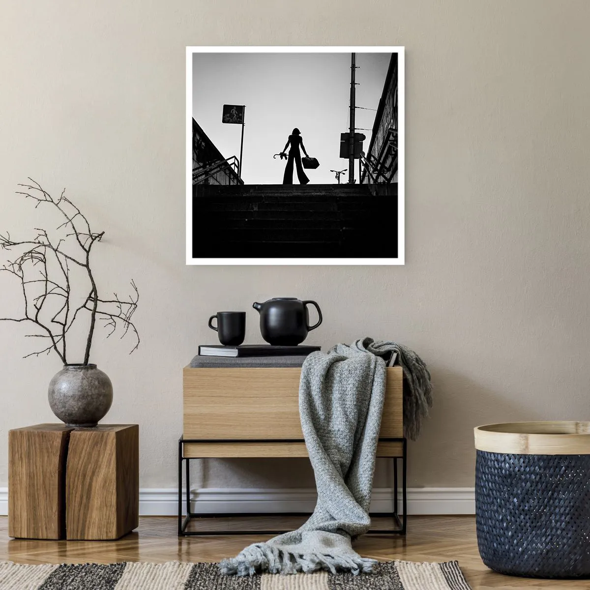 Poszter - Városi vándorlás - 60x60 cm